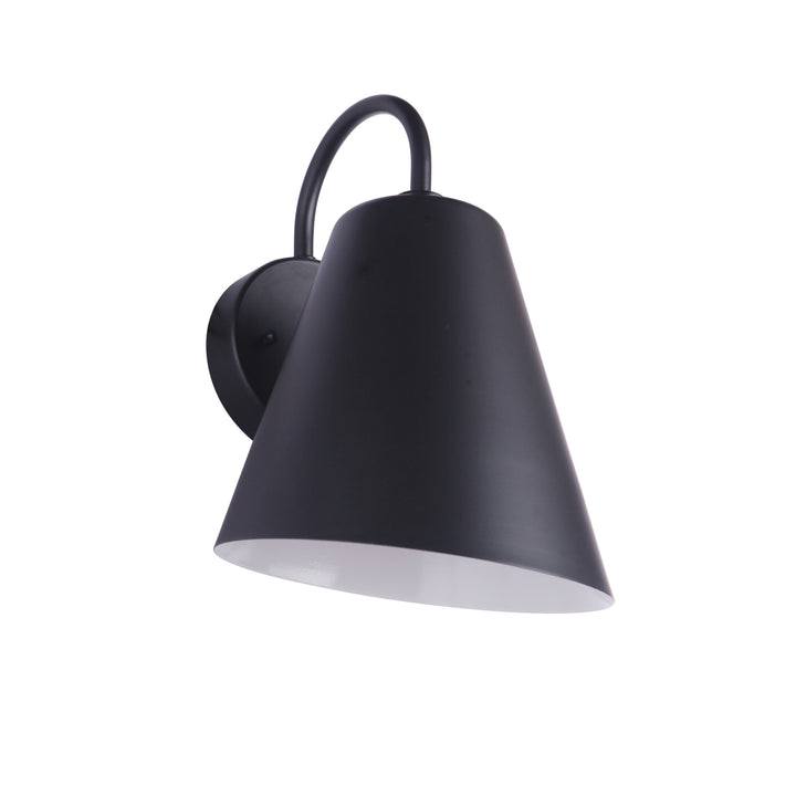 Point Clear 1 Light Large Outdoor Wall Lantern in Midnight CRAFTMADE