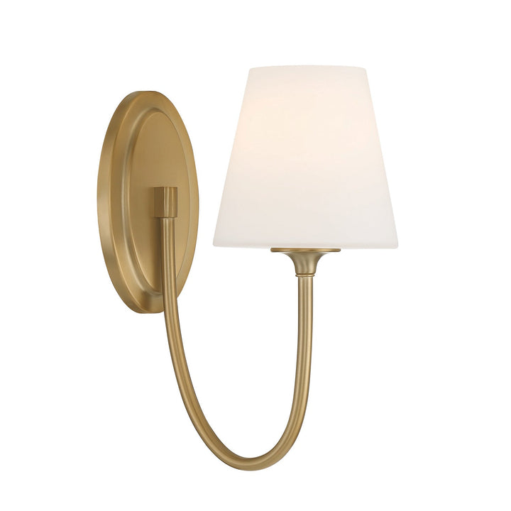 Crystorama Crystorama Juno 1 Light Vibrant Gold Sconce