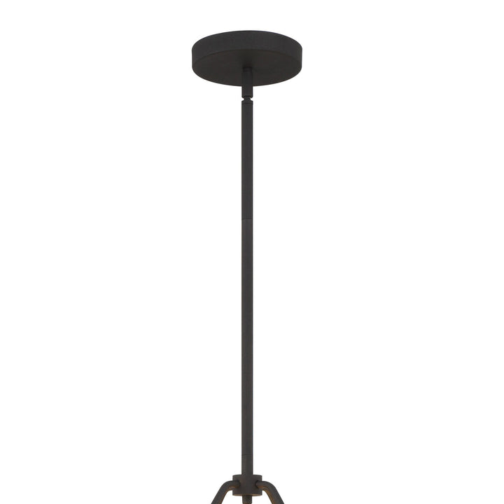Crystorama Crystorama Kendal 6 Light Black Forged Chandelier