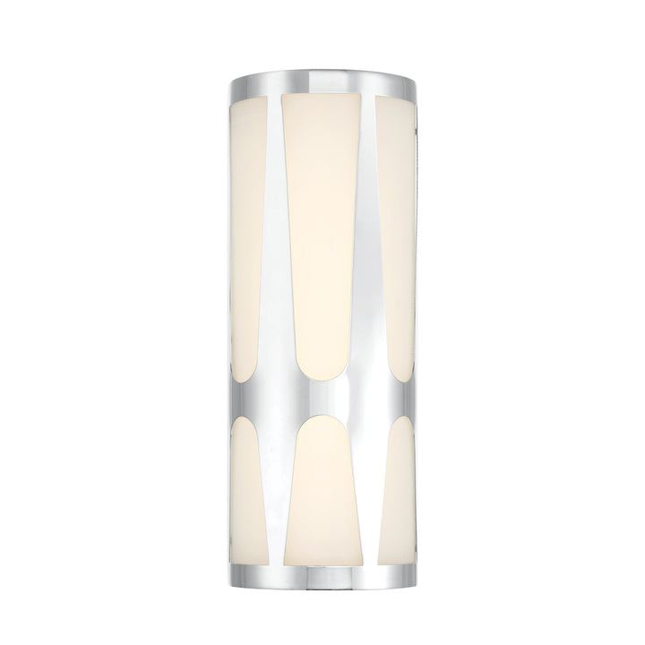 Crystorama Crystorama Royston Integrated LED Polished Chrome Sconce