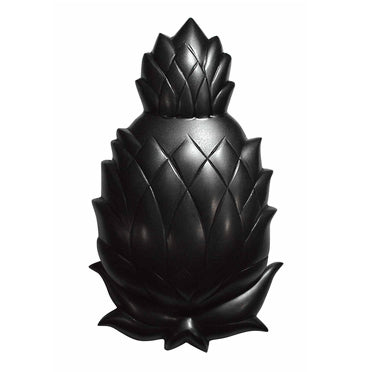 7 1/2 Inch (4 3/8 Inch c-c) Solid Brass Pineapple Door Knocker (Black Bronze Finish) COPPER MOUNTAIN HARDWARE