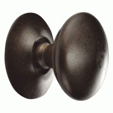 1 Inch Brass Round Cabinet Knob (Black Bronze Finish) COPPER MOUNTAIN HARDWARE