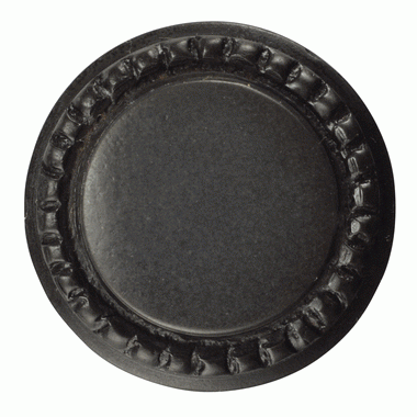 1 Inch Solid Brass Round Knob (Black Bronze Finish) COPPER MOUNTAIN HARDWARE