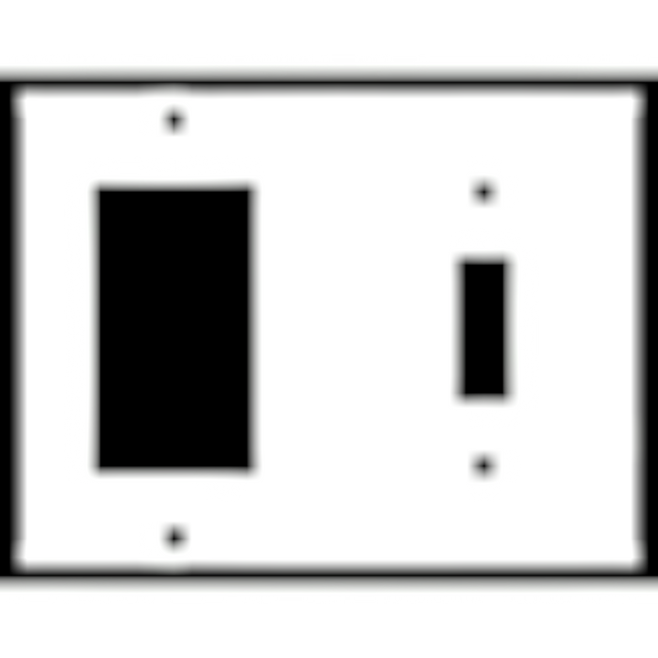 Oak Leaf Style Wall Plate (Rust Finish)