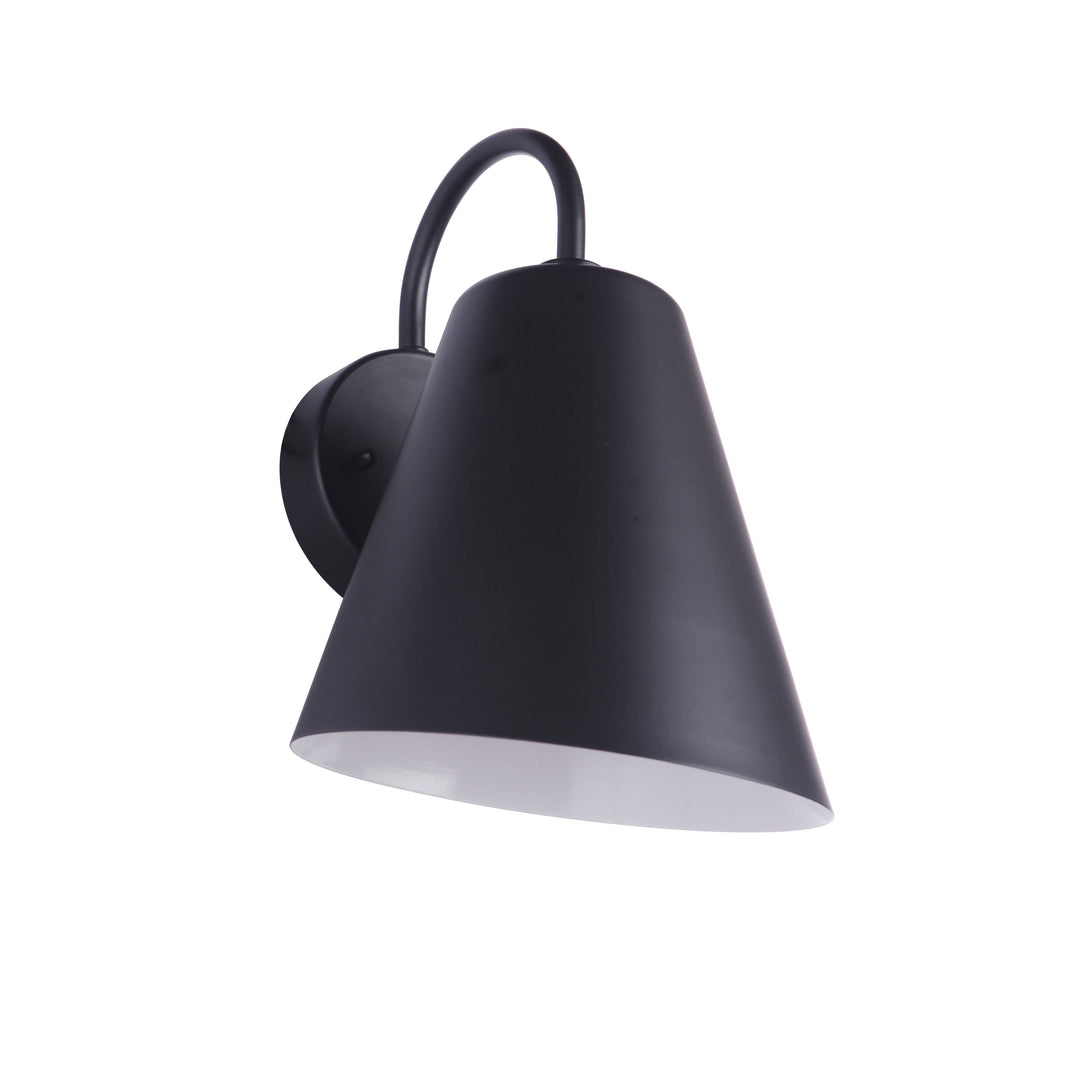 Point Clear 1 Light Large Outdoor Wall Lantern in Midnight CRAFTMADE