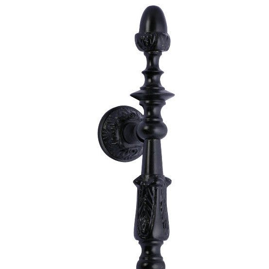 11 3/4 Inch Solid Brass French Empire Door Pull (Black Bronze) COPPER MOUNTAIN HARDWARE
