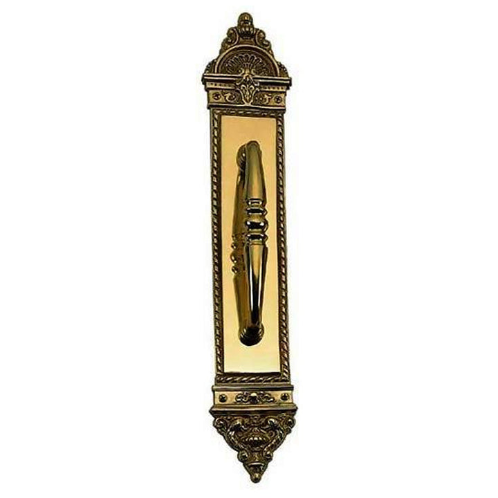 Solid Brass L'Enfant 16 1/2 Inch Pull Plate (Several Finishes Available) COPPER MOUNTAIN HARDWARE
