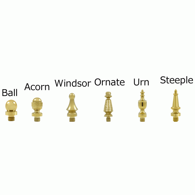 2 1/2 Inch x 2 Inch Solid Brass Cabinet Hinges (Polished Brass Finish) DELTANA