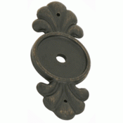 2 1/4 Inch Tuscany Bronze Back Plate (Medium Bronze) EMTEK