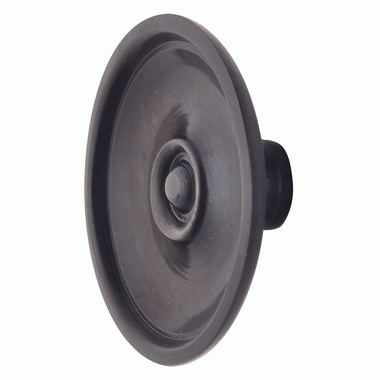 2 5/8 Inch Modern Brass Cabinet Knob (Black Bronze Finish) COPPER MOUNTAIN HARDWARE