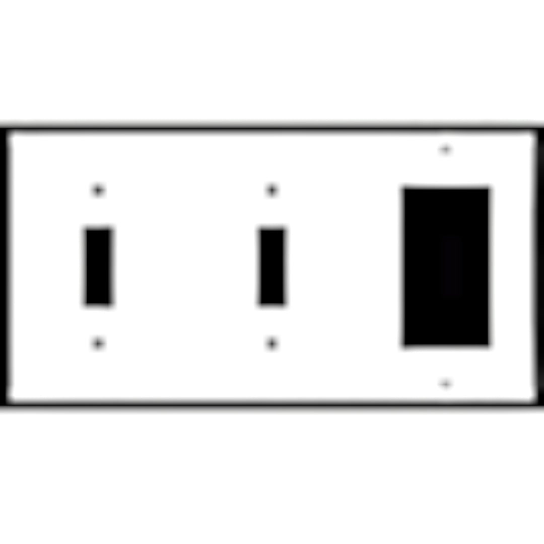 Sonnet Leaf Wall Plate (Bright Nickel Finish)