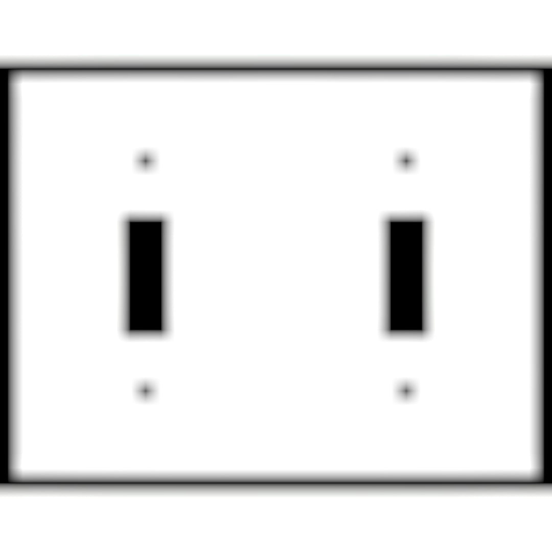 4 1/2 Inch Solid Brass Traditional Switch Plate (Brushed Nickel)