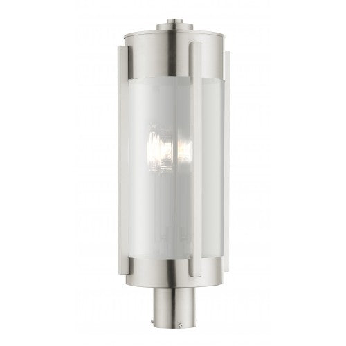 3 Light Outdoor Post Top Lantern Livex