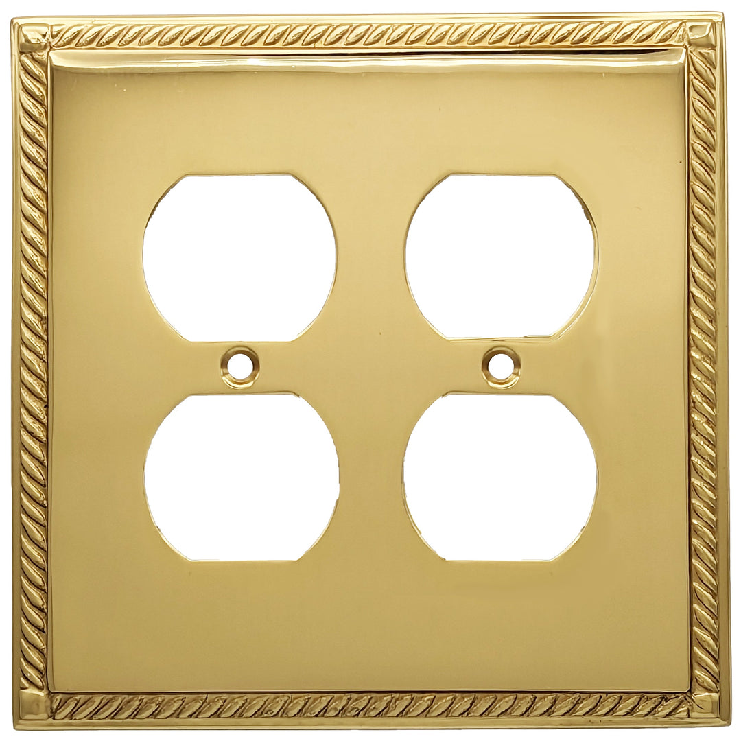 English Georgian Roped Wall Plate (Several Finishes Available)