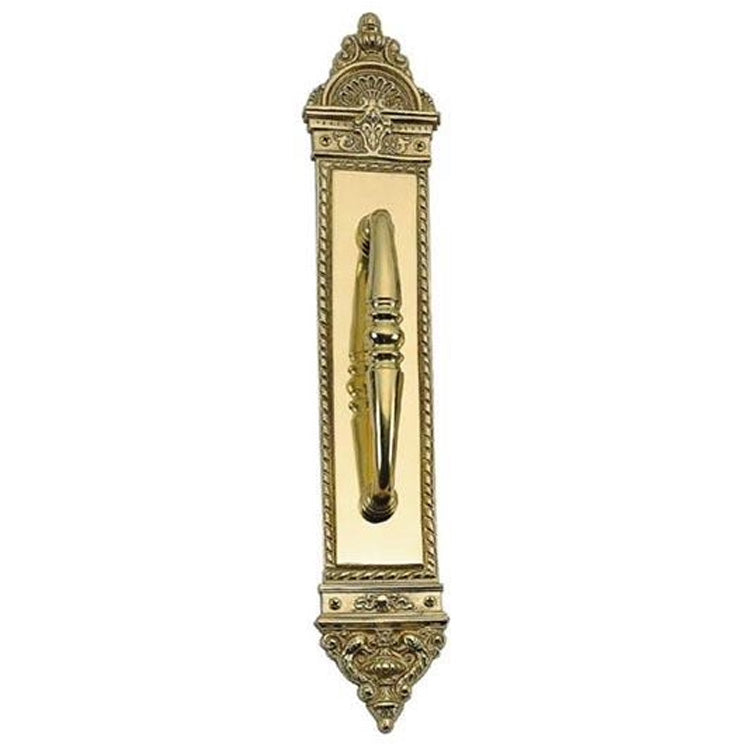 Solid Brass L'Enfant 16 1/2 Inch Pull Plate (Several Finishes Available) COPPER MOUNTAIN HARDWARE