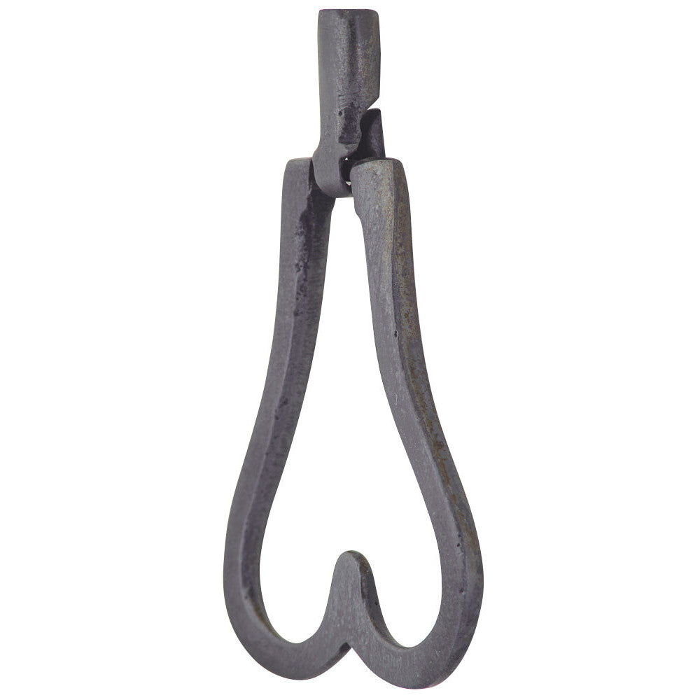 2 1/8 Inch Heart-Shaped Ring Pull (Black Bronze Finish) COPPER MOUNTAIN HARDWARE