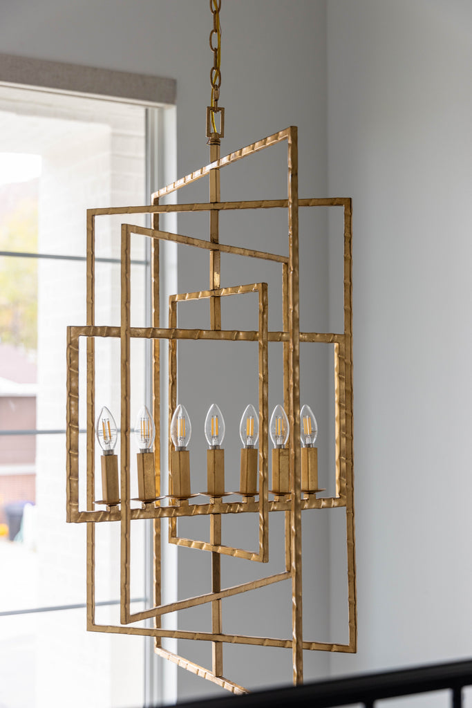 Crystorama Crystorama Capri 7 Light Antique Gold Chandelier