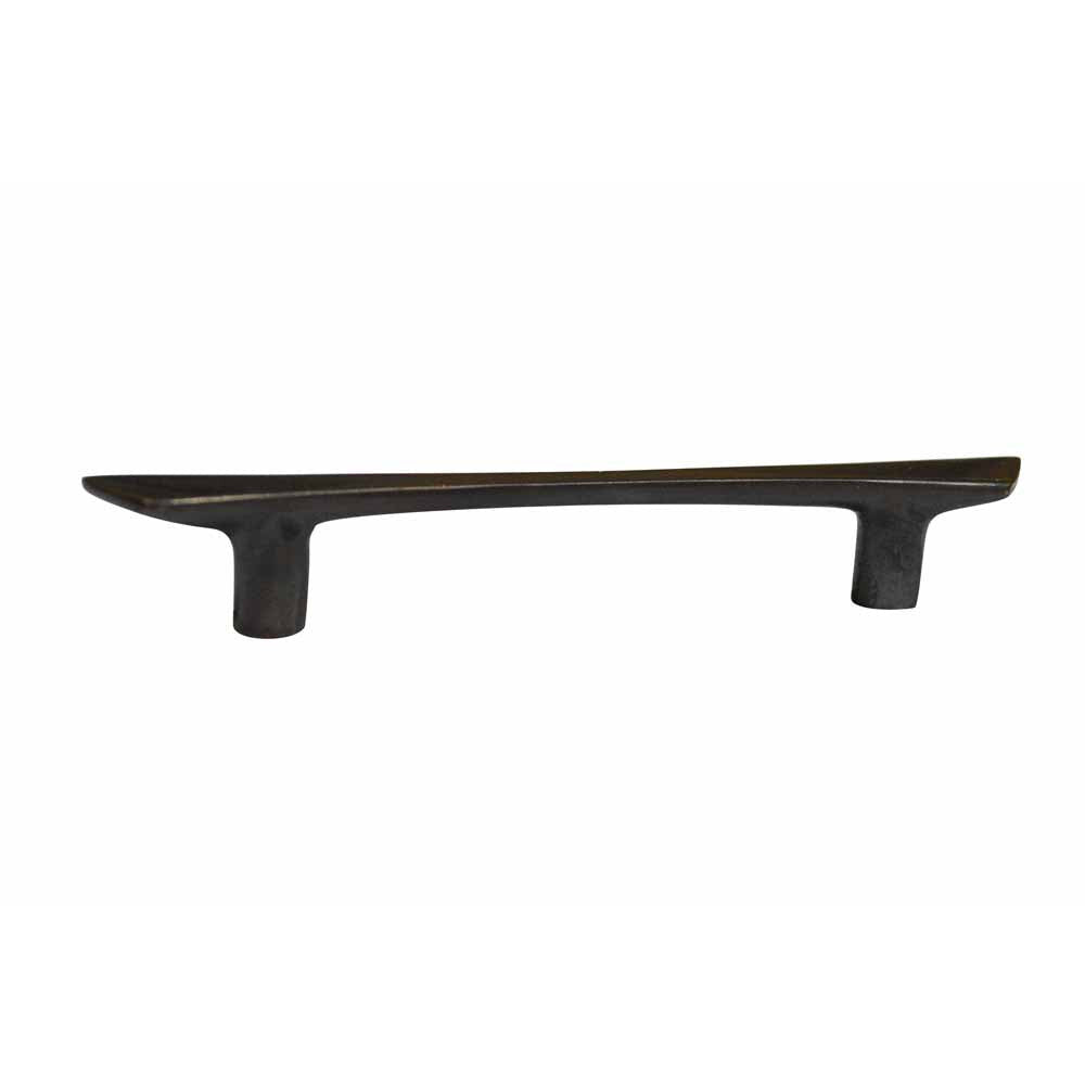 4 1/2 Inch (3 Inch c-c) Pyramid Curve Handle (Black Bronze) COPPER MOUNTAIN HARDWARE