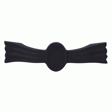 4 3/8 Inch Overall (3 1/4 Inch c-c) Solid Brass Hammered Drawer Pull (Black Bronze Finish) COPPER MOUNTAIN HARDWARE