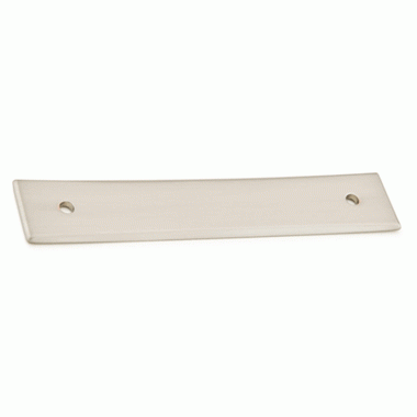 5 1/8 Inch (4 Inch c-c) Neos Back Plate (Brushed Nickel Finish) EMTEK
