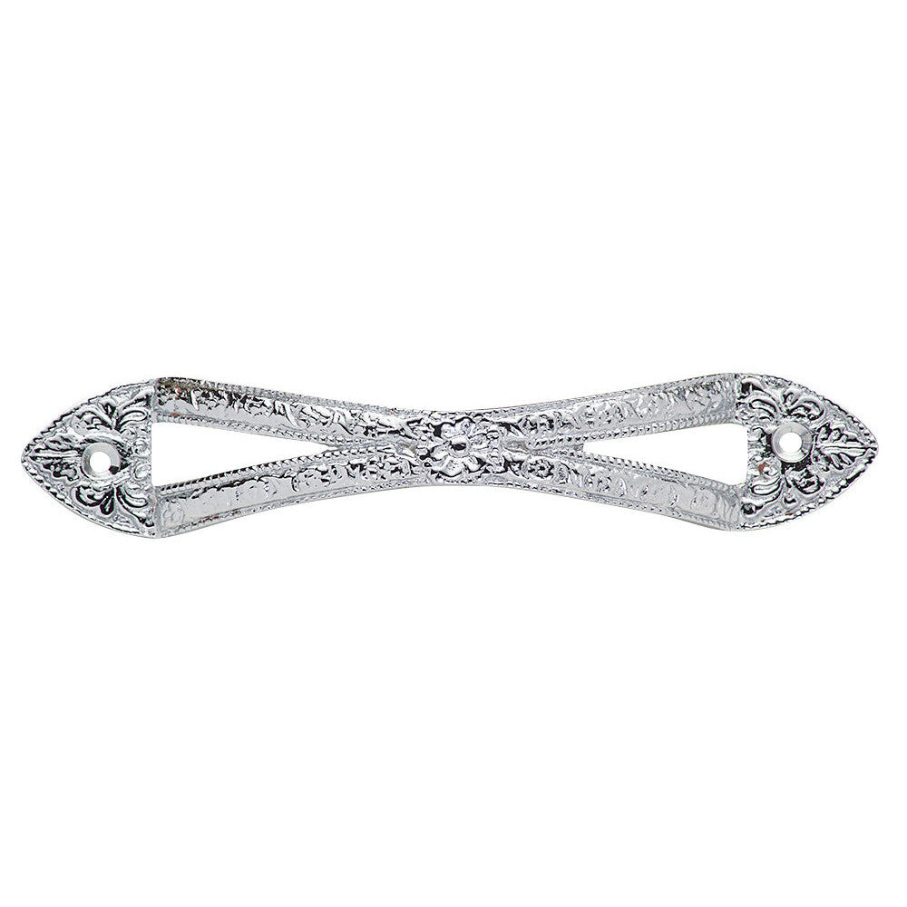 6 Inch (4 3/5 Inch C-C) Floral Style Cabinet or Furniture Pull Handle