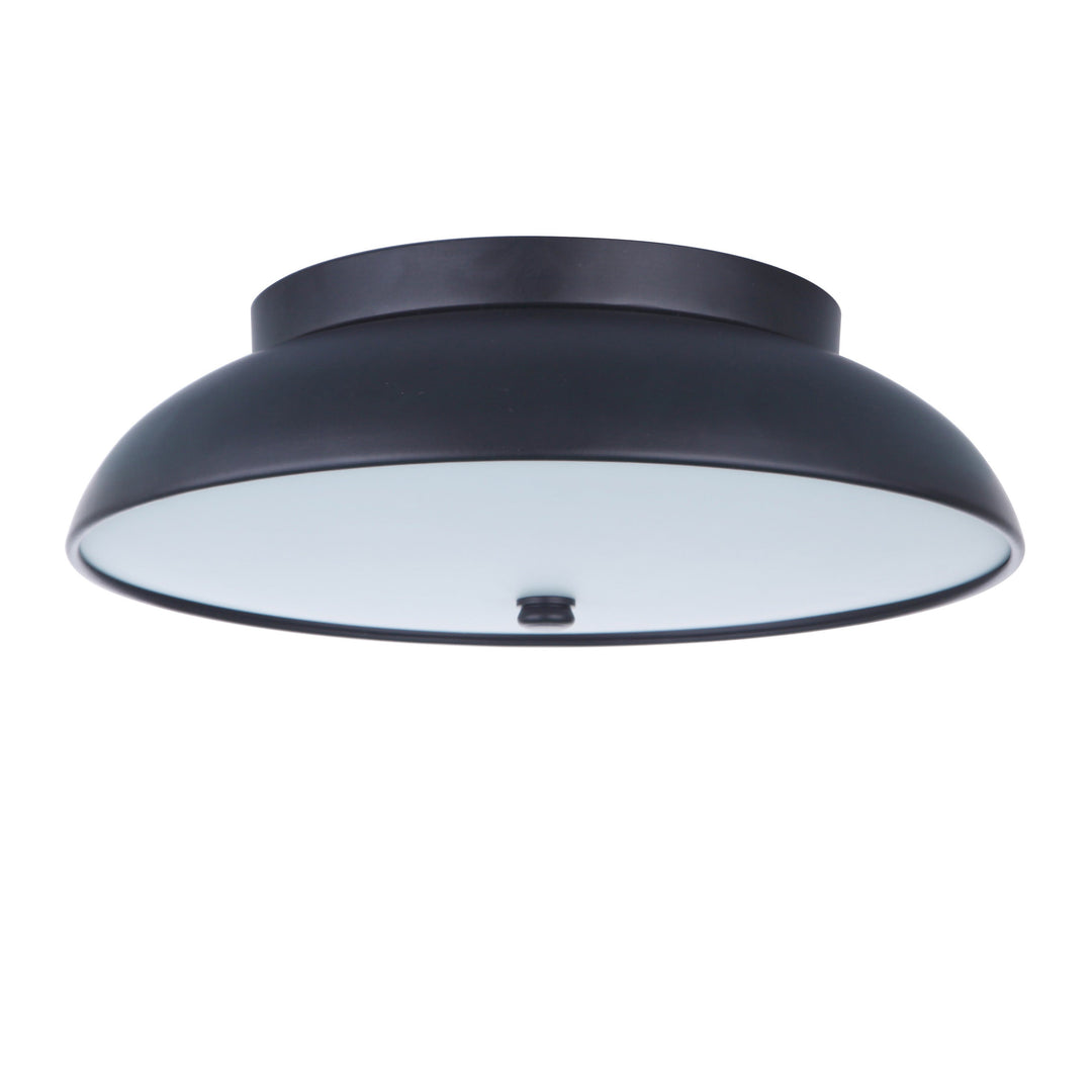 Soul 1 Light 12.5" LED Flushmount in Flat Black CRAFTMADE
