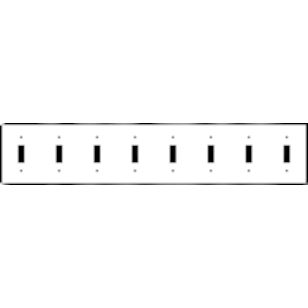 Bamboo Style Wall Plate (Matte Nickel Finish)