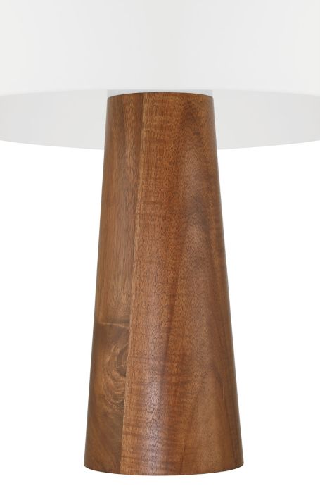 ##Antique Hardware## 1 Light LED Table Lamp in Walnut