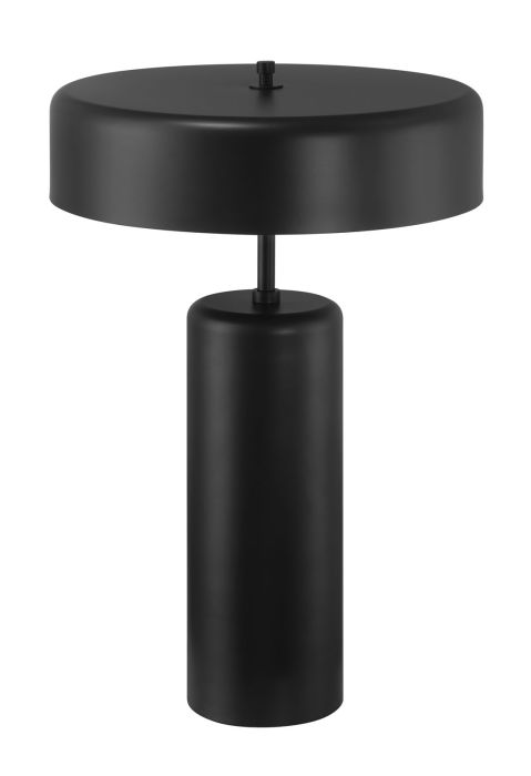 ##Antique Hardware## 3 Light Table Lamp in Flat Black