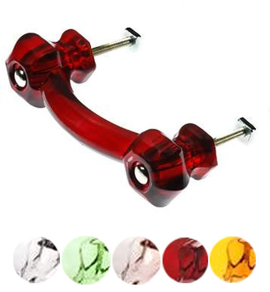 COPPER MOUNTAIN HARDWARE Authentic Glass Drawer Handles & Furniture Pulls  in 14 Colors