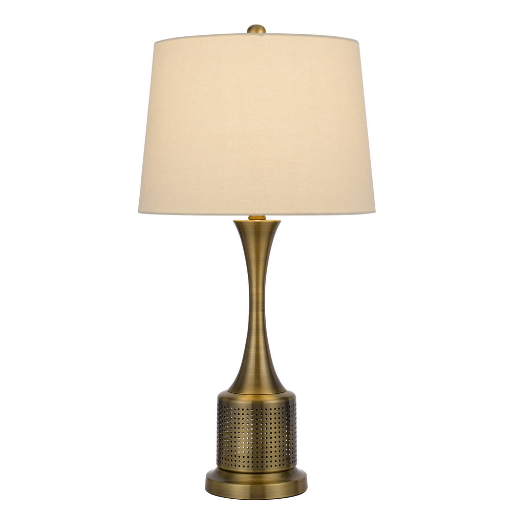 100W TOCCOA METAL TABLE LAMP. PRICED AND SOLD AS PAIRS Cal Lighting