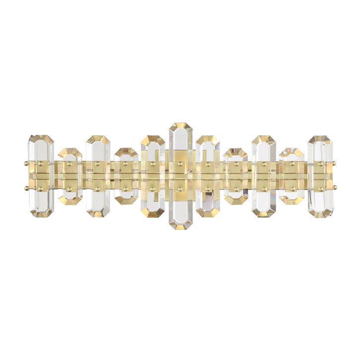 Crystorama Crystorama Bolton 3 Light Aged Brass Bathroom Vanity