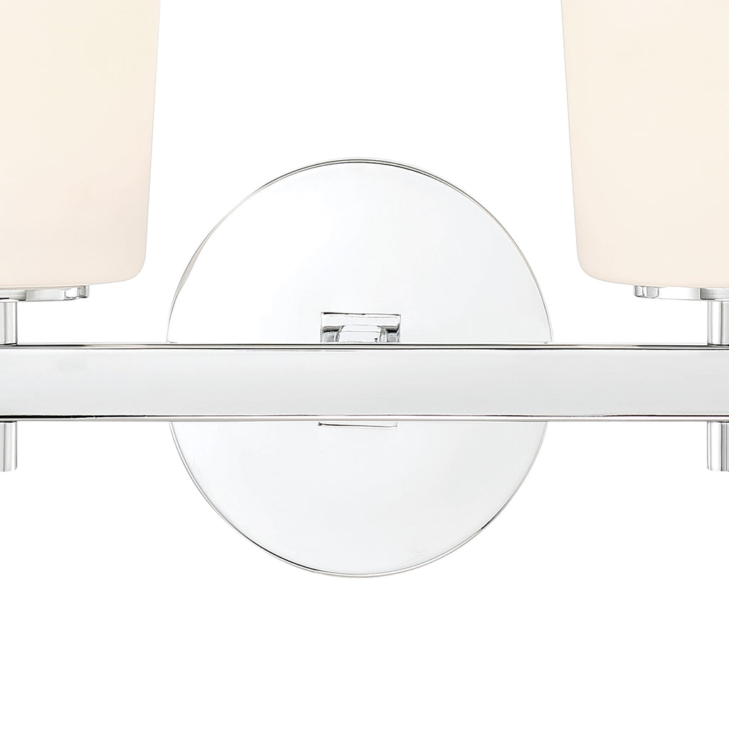 Crystorama Crystorama Colton 2 Light Polished Chrome Bathroom Vanity