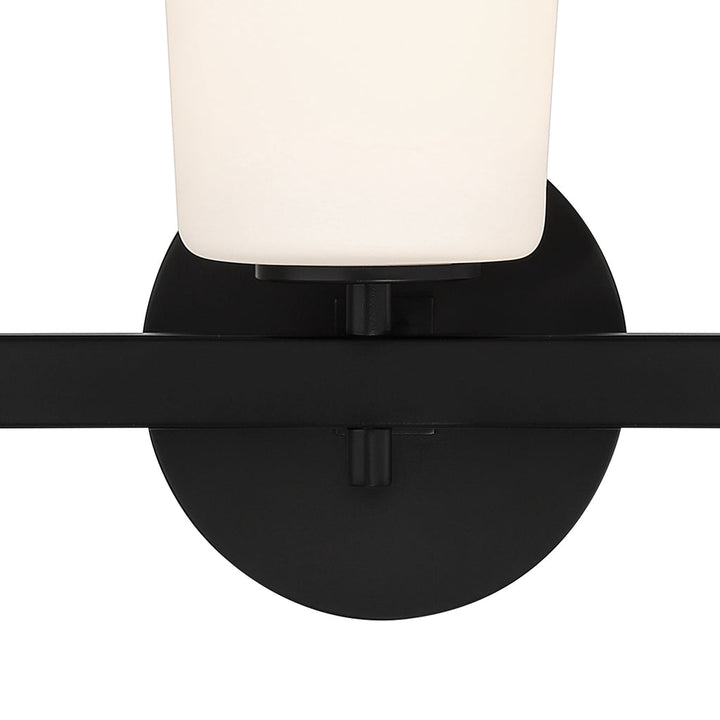 Colton 3 Light Black Bathroom Vanity Crystorama