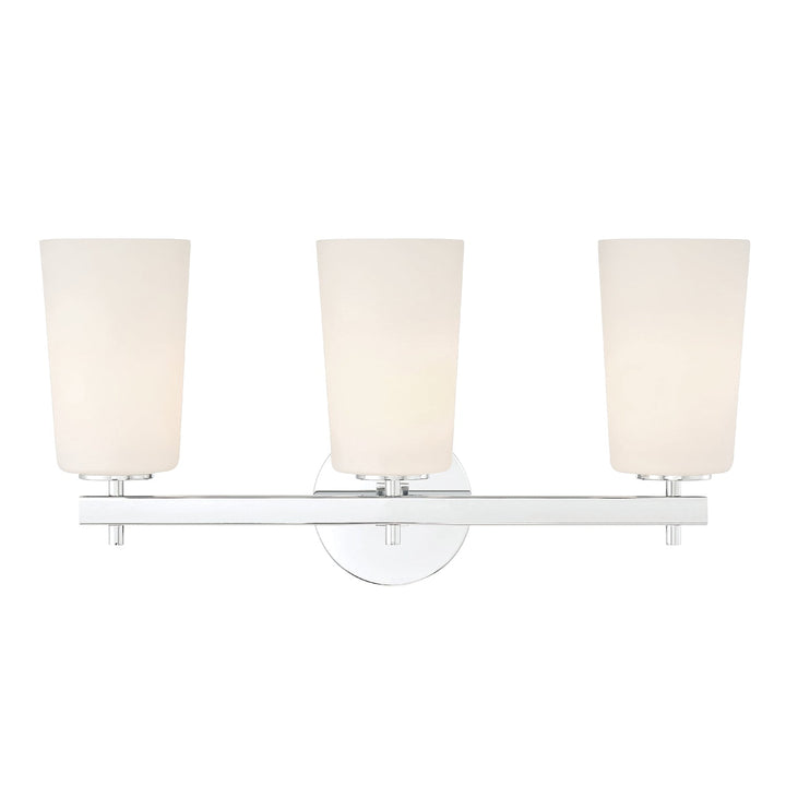 Crystorama Crystorama Colton 3 Light Polished Chrome Bathroom Vanity