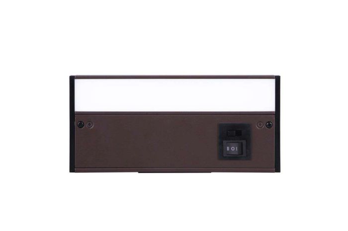 Antique Hardware 8" Under Cabinet LED Light Bar in Bronze (3-in-1 Adjustable Color Temperature) Under Cabinet Lighting