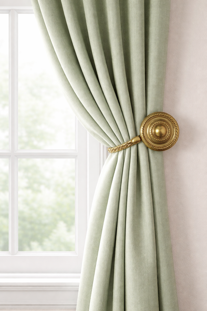 Georgian Rope Style Curtain Tieback (Several Finishes Available)