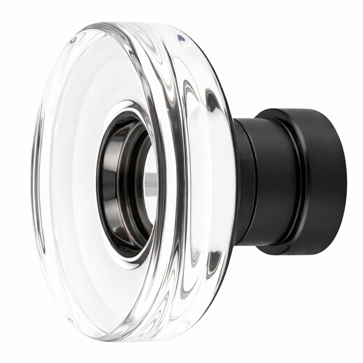 1 1/4 Inch Clear Crystal Glass Grayson Cabinet & Furniture Knob