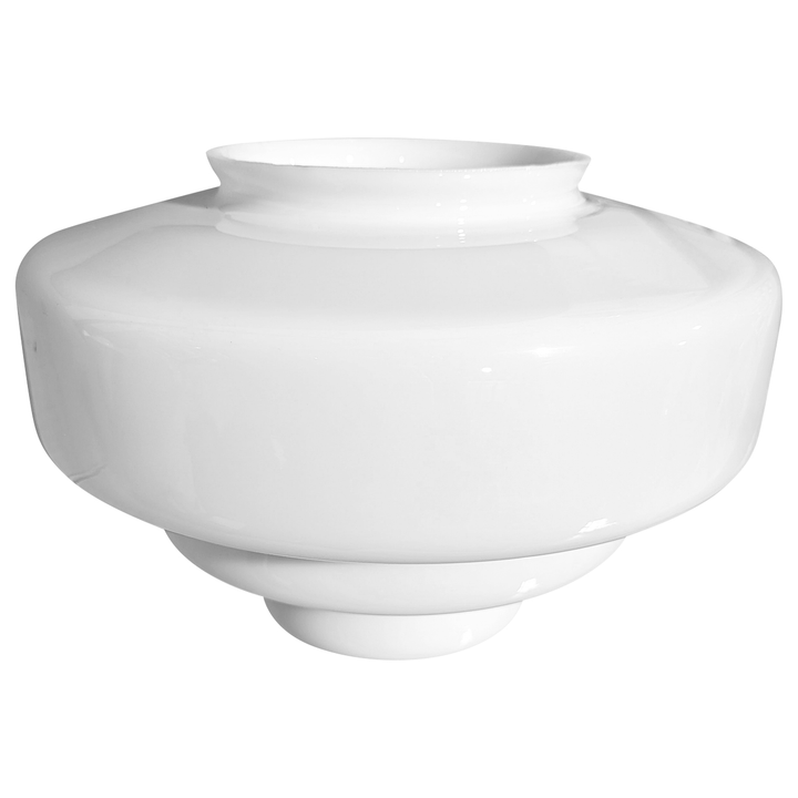 15 1/2 Inch Manhattan Skyscraper Nouveau Style Semi-Flush Mount Light (Satin Nickel Finish) COPPER MOUNTAIN HARDWARE