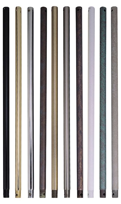 Antique Hardware 60" Downrod in Gloss Black Accessory