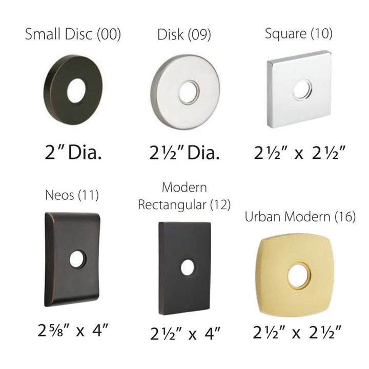 12 Inch Modern Brass Towel Bar (Several Finishes Available) EMTEK