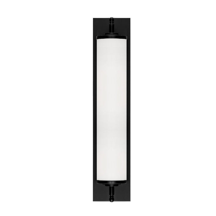 Foster 1 Light Matte Black Bathroom Vanity Crystorama