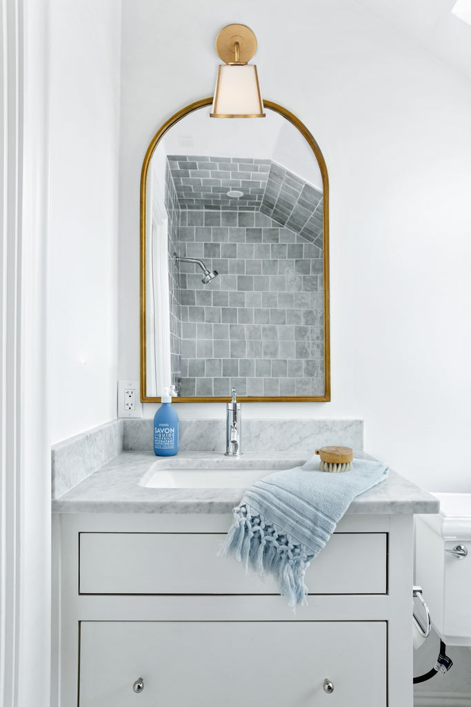 Crystorama Crystorama Fulton 1 Light Antique Gold Bathroom Vanity