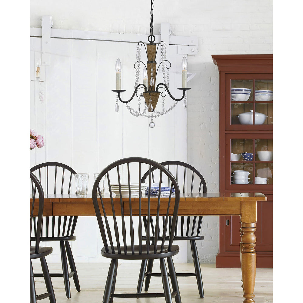 60W X 3 ANTIGO CHANDELIER Cal Lighting