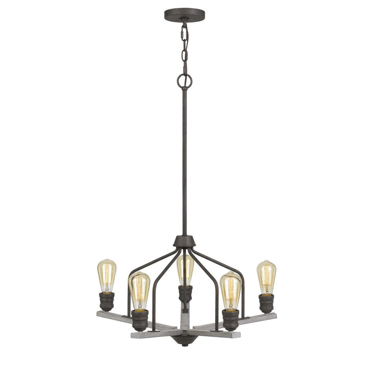 CORNING METAL CHANDELIER (EDISON BULBS NOT INCLUDED) Cal Lighting