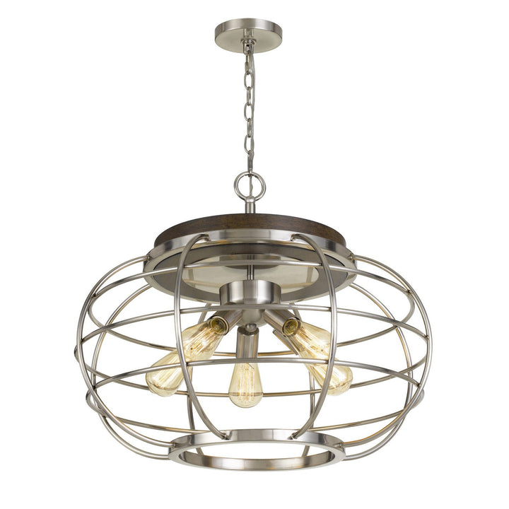 LIBERTY METAL CHANDELIER (EDISON BULBS NOT INCLUDED) Cal Lighting