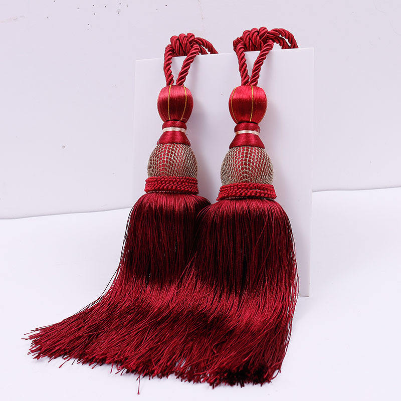 Luxury Multicolor Decorative Curtain Tiebacks (Several Colors Available) COPPER MOUNTAIN HARDWARE