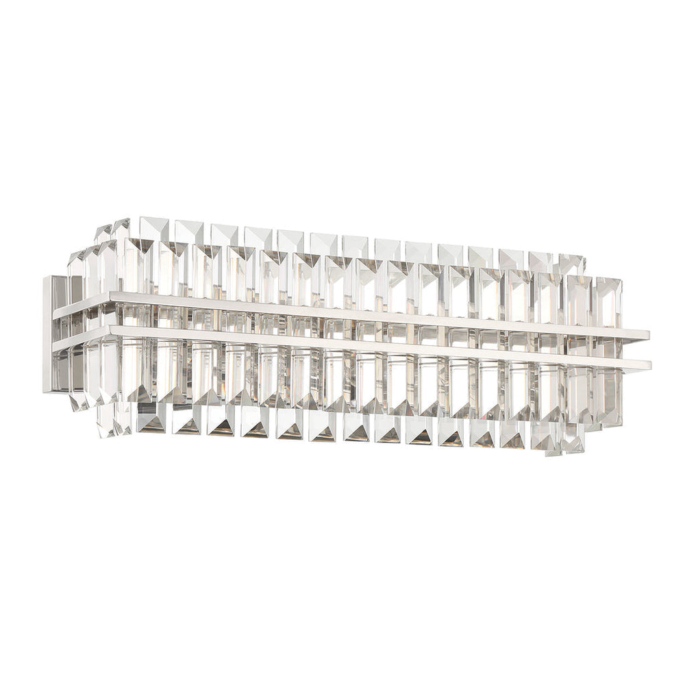 Crystorama Crystorama Hayes 4 Light Polished Nickel Bathroom Vanity