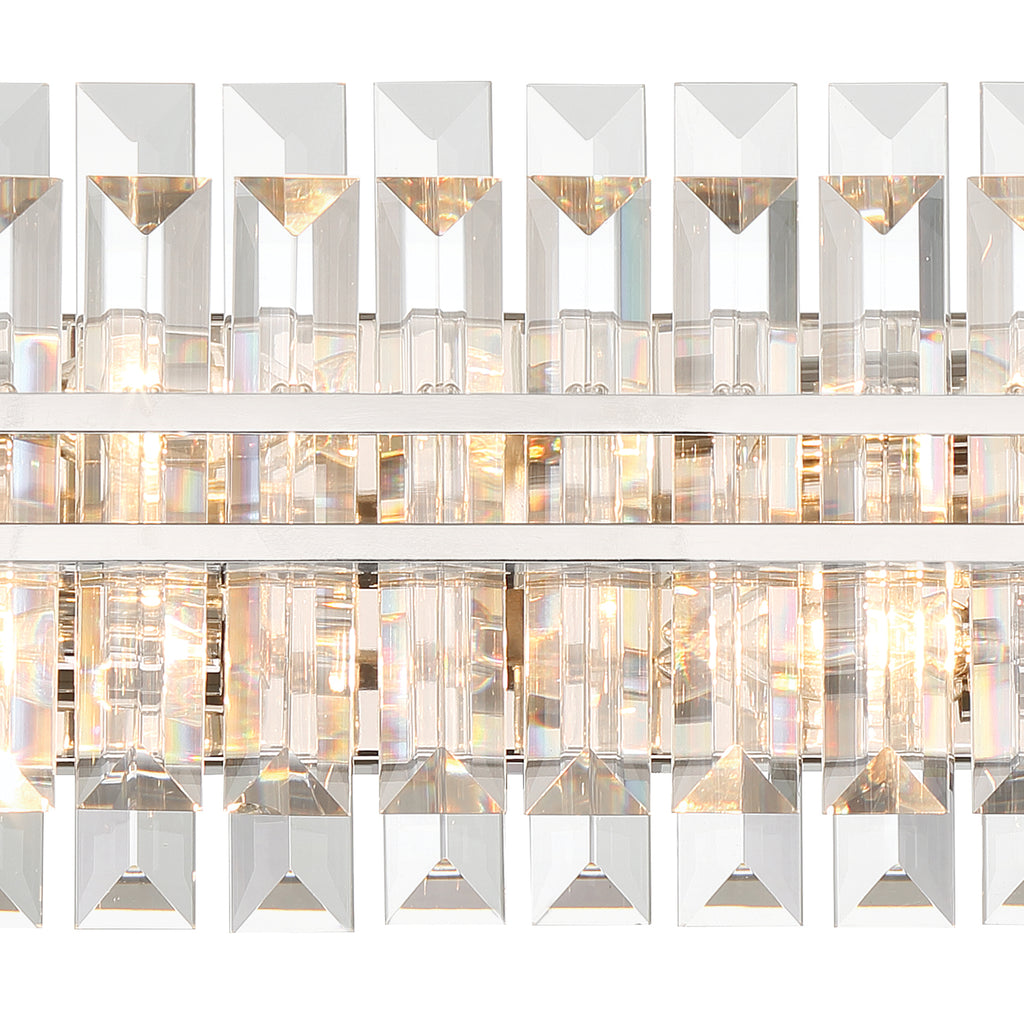 Crystorama Crystorama Hayes 4 Light Polished Nickel Bathroom Vanity