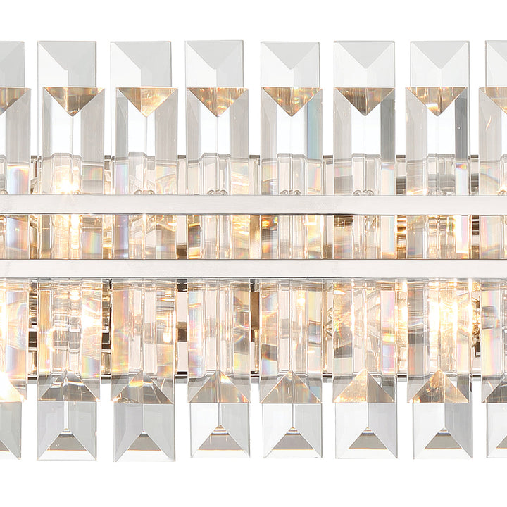 Crystorama Crystorama Hayes 4 Light Polished Nickel Bathroom Vanity